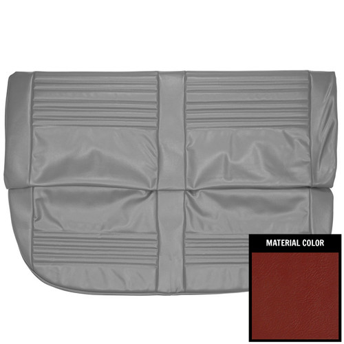 1967 Chevelle; 4 Door Sedan; Rear Bench Seat Cover; Red