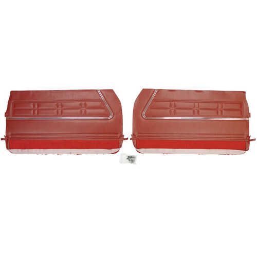 1967 Impala; Front Door Panels; Red
