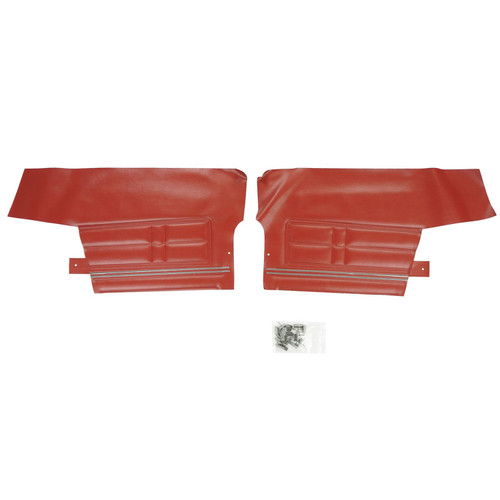 1967 Impala; Convertible; Rear Side Panels; Red