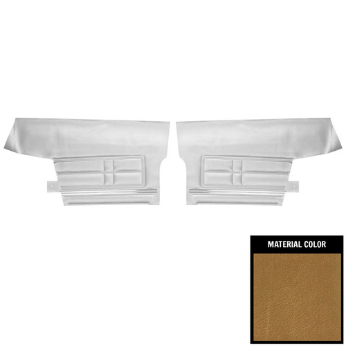 1967 Impala; Convertible; Rear Side Panels; Gold