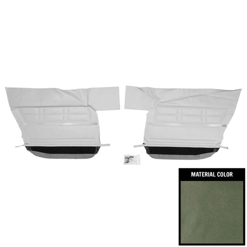 1967 Impala, Caprice; 4 Door Wagon; Rear Door Panels; Aqua