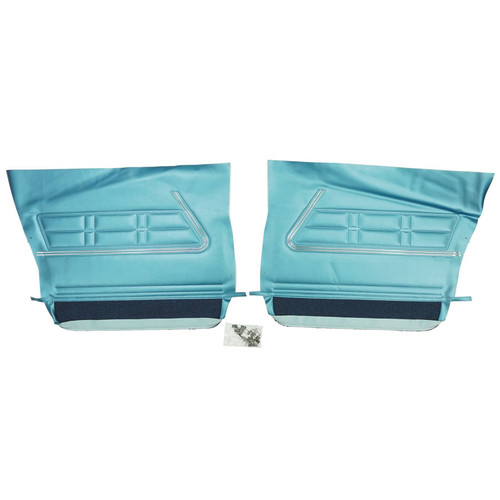 1967 Impala; 4 Door Sedan/Wagon; Front Door Panels; Bright Blue