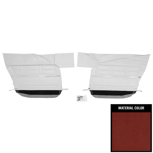 1967 Impala; 4 Door Wagon; Rear Door Panels; Red