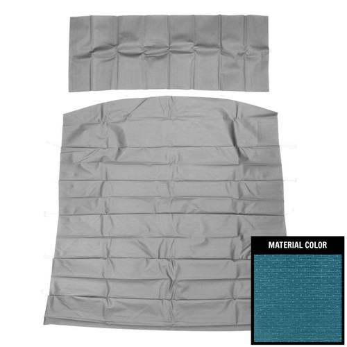 1967 Impala; 2 Door Hardtop; Standard Surrey Headliner; Bright Blue