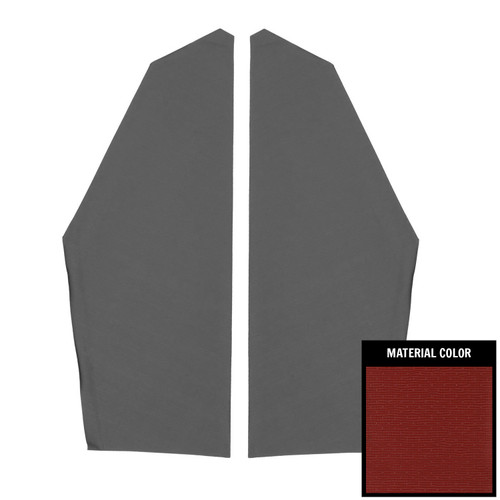 1967-68 Impala; 2 Door Hardtop; Surrey Sail Panels; Dark Red