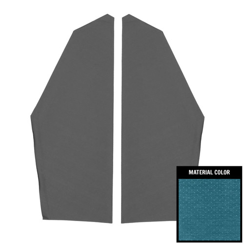 1967-68 Impala; 2 Door Hardtop; Surrey Sail Panels; Bright Blue