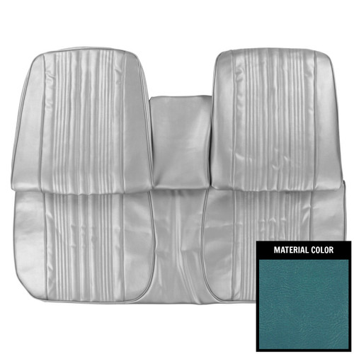 1967 Impala; Std/SS; w/ Arm Rest; Bench Seat Cover; Bright Blue