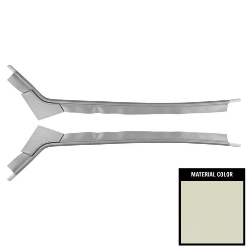 1967-68 Impala, Caprice; 2 Door Hardtop; Door Jamb Windlace; Off White