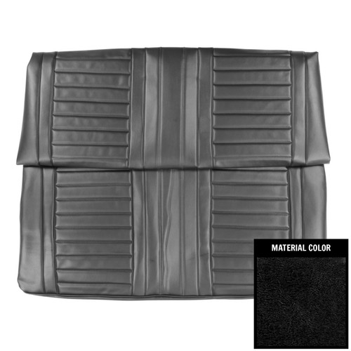 1967 Oldsmobile Cutlass; Holiday; Convertible; Rear Bench Seat Cover; Black