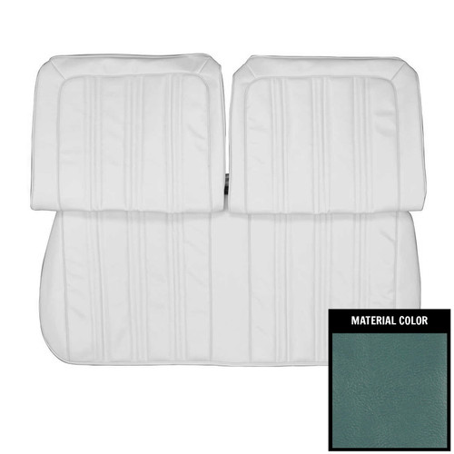 1967 Oldsmobile Cutlass; Sport; w/o Armrest; Front Bench Seat Cover; Light Blue