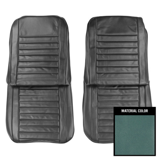 1967 Oldsmobile Cutlass; Holiday; Front Bucket Seat Covers; Light Blue