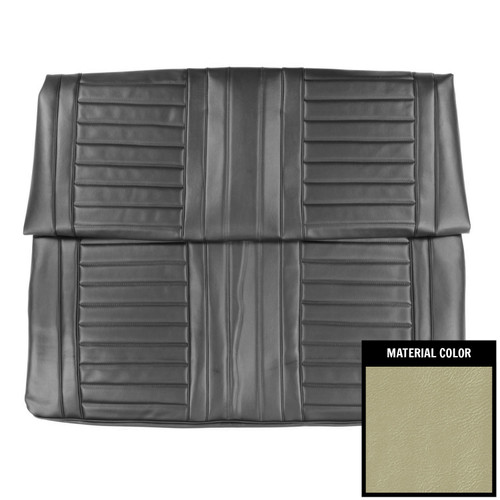1967 Oldsmobile Cutlass; Holiday; 2 Dr Hardtop; Rear Bench Seat Cover; Parchment
