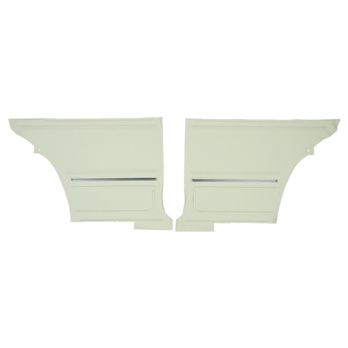 1967 Camaro; Hardtop; Pre-Assembled Platinum Edition Rear Side Panels; White