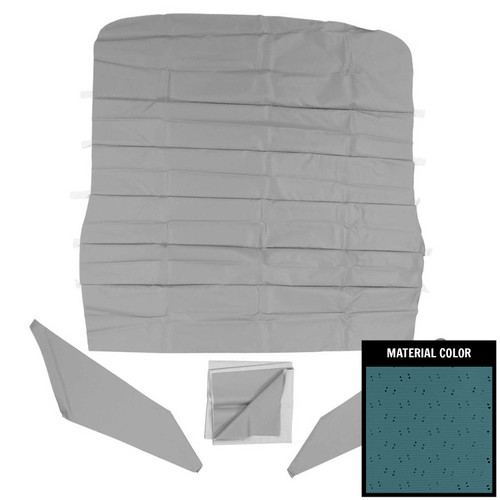 1967-69 Firebird; Coupe; Deluxe Perforated Headliner; Bright Blue