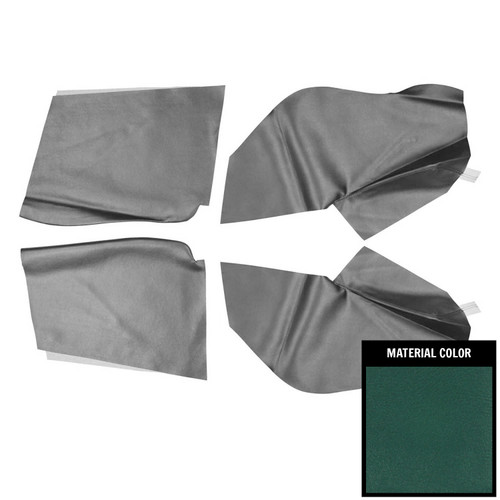 1967 Firebird; Convertible; Rear Arm Rest Covers; Dark Aqua