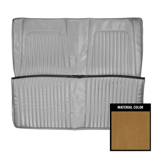 1967 Camaro; Convertible; Standard; Rear Bench Seat Cover; Gold