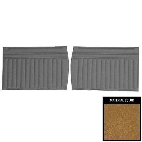 1967 Pontiac Tempest; Custom; Convertible; Rear Side Panels; Gold