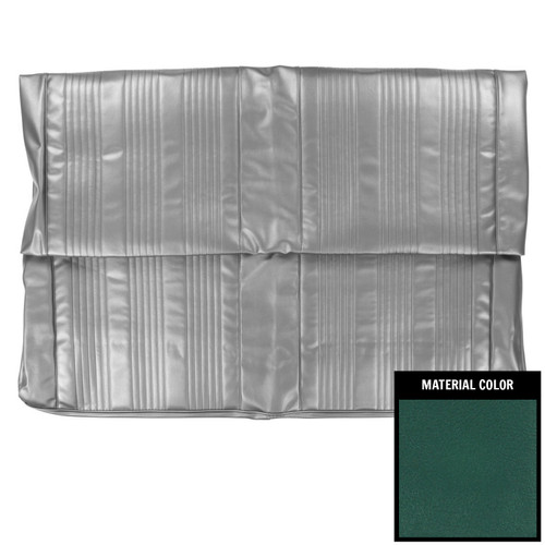 1967 Pontiac GTO, LeMans; Convertible; Rear Bench Seat Cover; Dark Aqua