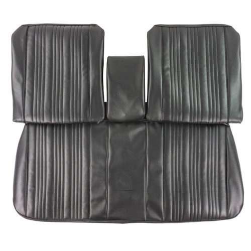 1967 Pontiac GTO, LeMans; w/ Armrest; Front Bench Seat Cover; Black