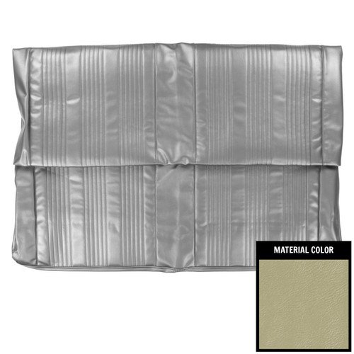 1967 Pontiac GTO, LeMans; Convertible; Rear Bench Seat Cover; Parchment