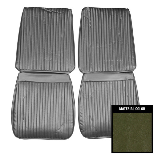 1967 Dodge Coronet 500, R/T; Front Bucket Seat Covers; Gold