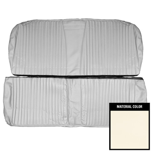 1967 Dodge Coronet 500, R/T; Convertible; Rear Bench Seat Cover; Pearl White
