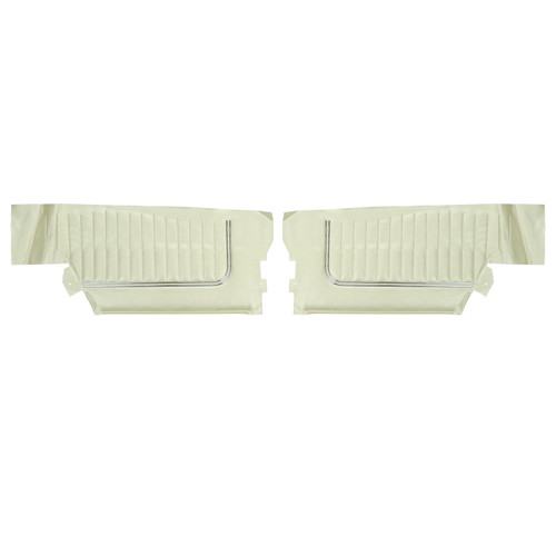 1967 Pontiac Grand Prix; Hardtop; Rear Side Panels; Parchment/Black