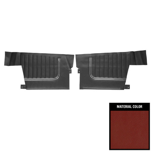 1967 Pontiac Catalina; 2+2; Convertible; Rear Side Panels; Red