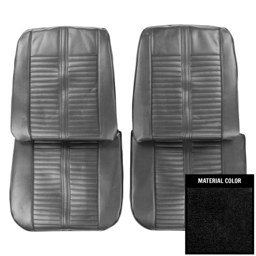1967 Pontiac Catalina; 2+2; Hardtop; Front Bucket Seat Covers; Blue