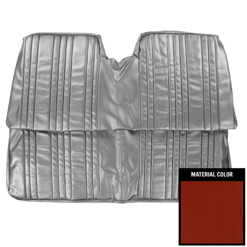 1967 Pontiac Grand Prix; Convertible; Rear Bench Seat Cover; Red
