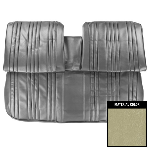 1967 Pontiac Bonneville; w/ Arm Rest; Front Bench Seat Cover; Parchment