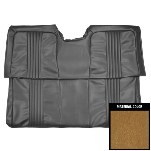 1967 Pontiac Catalina; Convertible; Rear Bench Seat Cover; Gold
