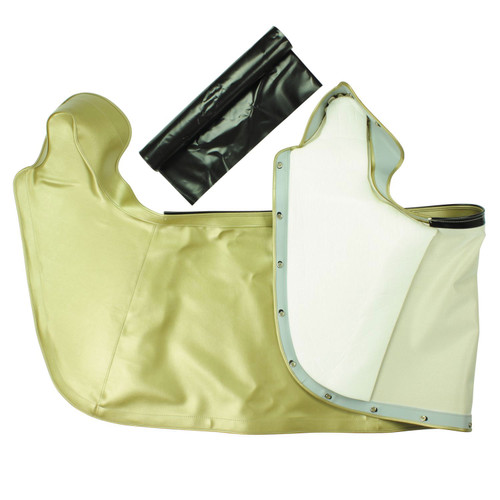 1967 Pontiac Parisienne; Convertible Top Boot; Parchment