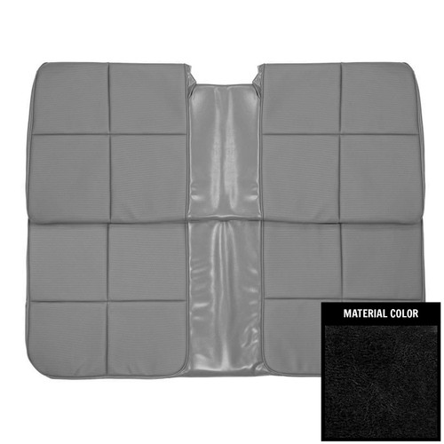 1967 Cadillac Deville; Convertible; Rear Bench Seat Cover; Black