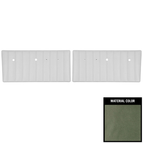 1967-68 Chevrolet Truck; Pre-Assembled Front Door Panels; Aqua