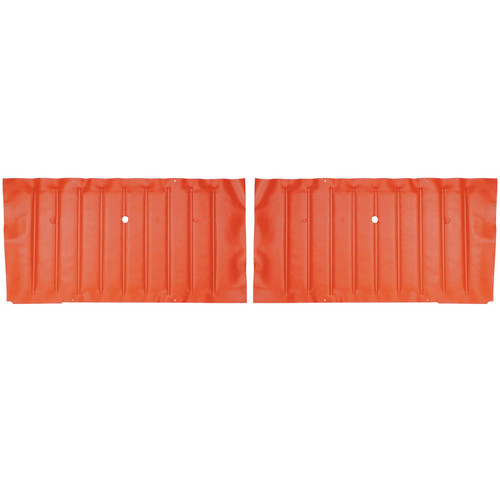 1967-68 Chevrolet Truck; Front Door Panels; Bright Red