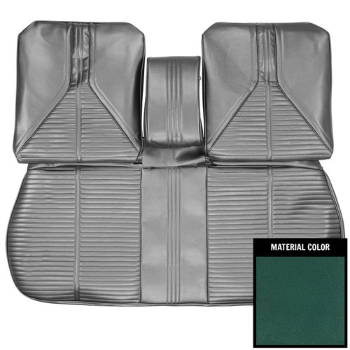 1967 Buick Skylark; w/ Armrest; Front Bench Seat Cover; Dark Aqua