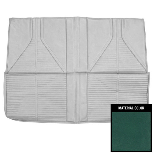 1967 Buick Skylark; 2 Door Hardtop; Rear Bench Seat Cover; Dark Aqua