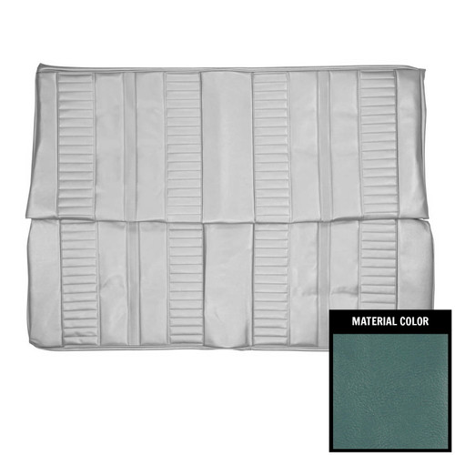 1967 Chevy II, Nova; SS; 2 Door Sedan; Rear Bench Seat Cover; Light Blue