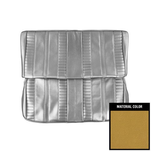1967 Chevy II, Nova; 4 Door Wagon; Front Bench Seat Cover; Ivy Gold