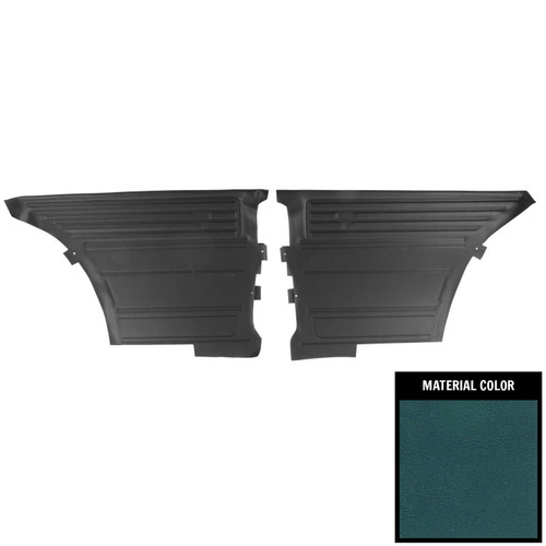 1968 Chevelle; 2 Door Hardtop; Platinum Edition Rear Side Panels; Medium Blue