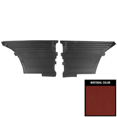 1968 Chevelle; 2 Door Hardtop; Platinum Edition Rear Side Panels; Red