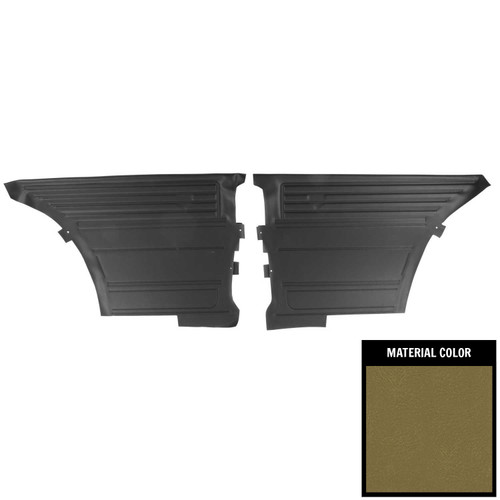 1968 Chevelle; 2 Door Hardtop; Platinum Edition Rear Side Panels; Ivy Gold