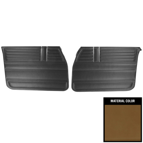 1968 Chevelle; Concours Estate, Malibu; 4 Dr Htp/Sdn/Wgn; Frnt Door Pnls; Saddle