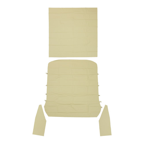 1968 Chevelle; Hardtop; Standard 6-Bow Ribbed Headliner; White