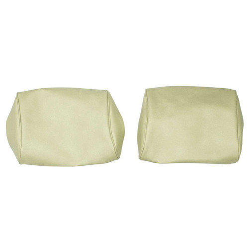 1968-72 Chevelle, GTO, Cutlass, Skylark, Nova; Bench Seat Head Rest Covers; Fawn