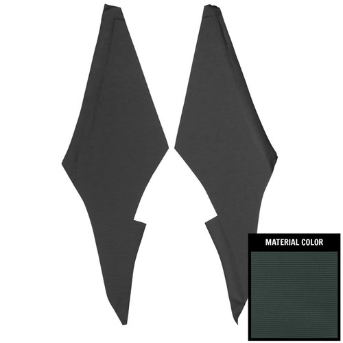 1968-69 Chevelle; 2 Door Hardtop; Ribbed Sail Panels; Dark Green