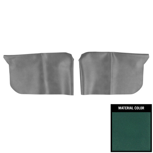 1968 Pontiac GTO; 2 Door Hardtop; Rear Armrest Covers; Dark Aqua