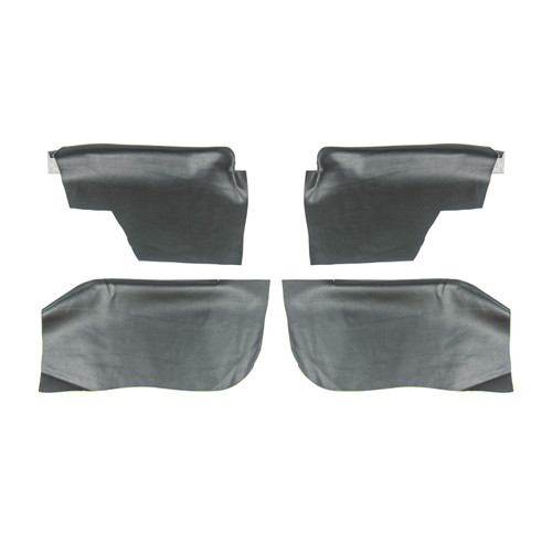 1968-72 GM A-Body; Convertible; Rear Armrest Covers; Black