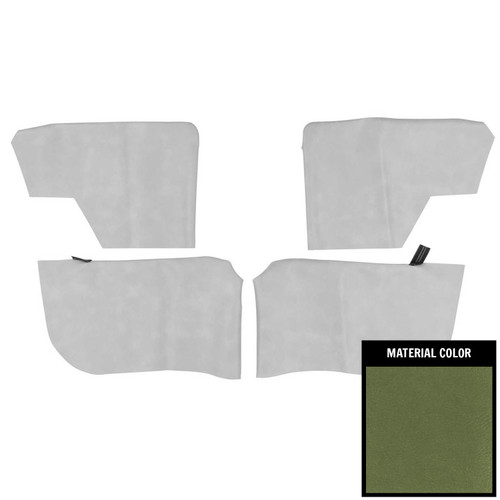 1971 Chevelle, GTO, Cutlass; Convertible; Rear Armrest Covers; Jade Green